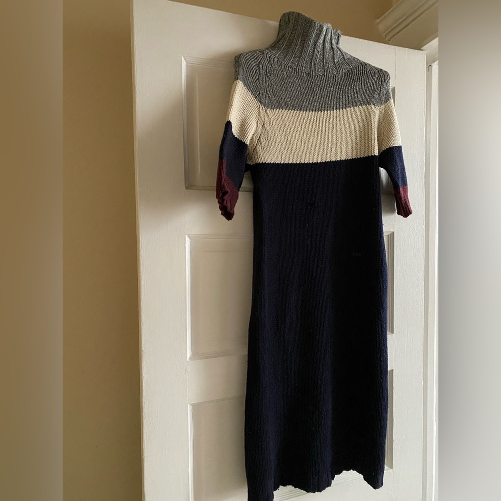 MARNI WOOL CASHMERE COMMESA COLORBLOCK DRESS VINTAGE US 4
